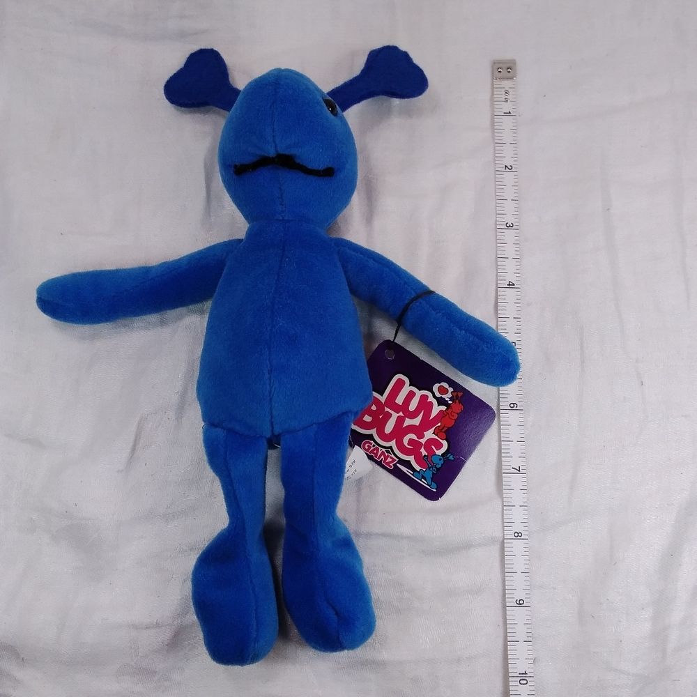 Ganz LUV BUGS Blue Plush TOY Beanie Stuffed Bug 1996 10" - Picture 5 of 12